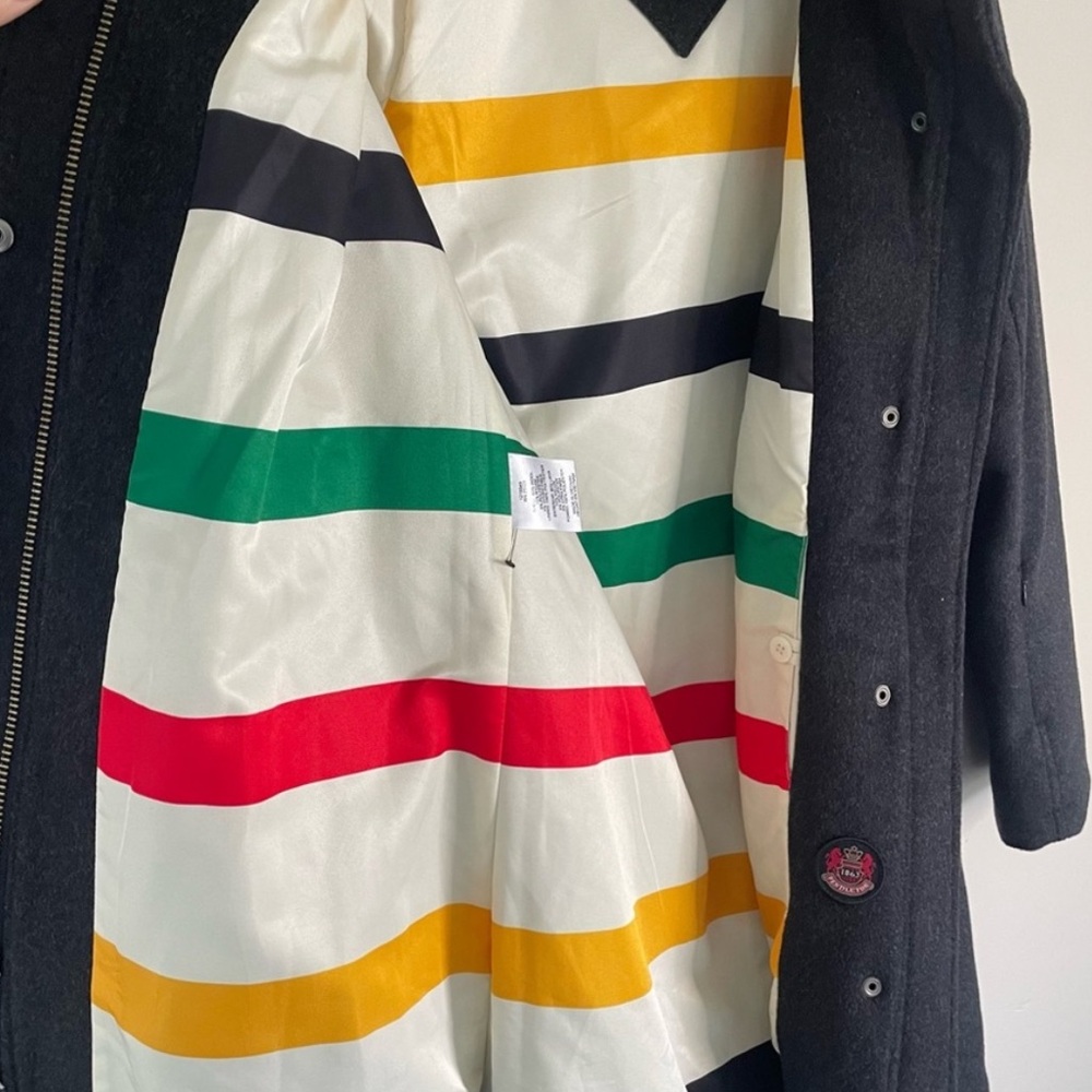 NWOT Pendleton Water Resistant Cascade Wool Campbell Coat Jacket Charcoal S - Picture 5 of 10